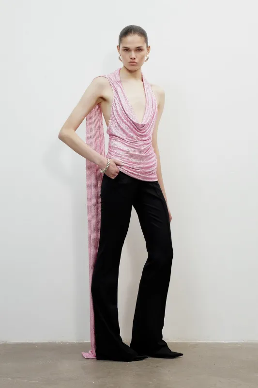 INANNA TOP IN TURKISH ROSE sold by The New Arrivals Ilkyaz Ozel