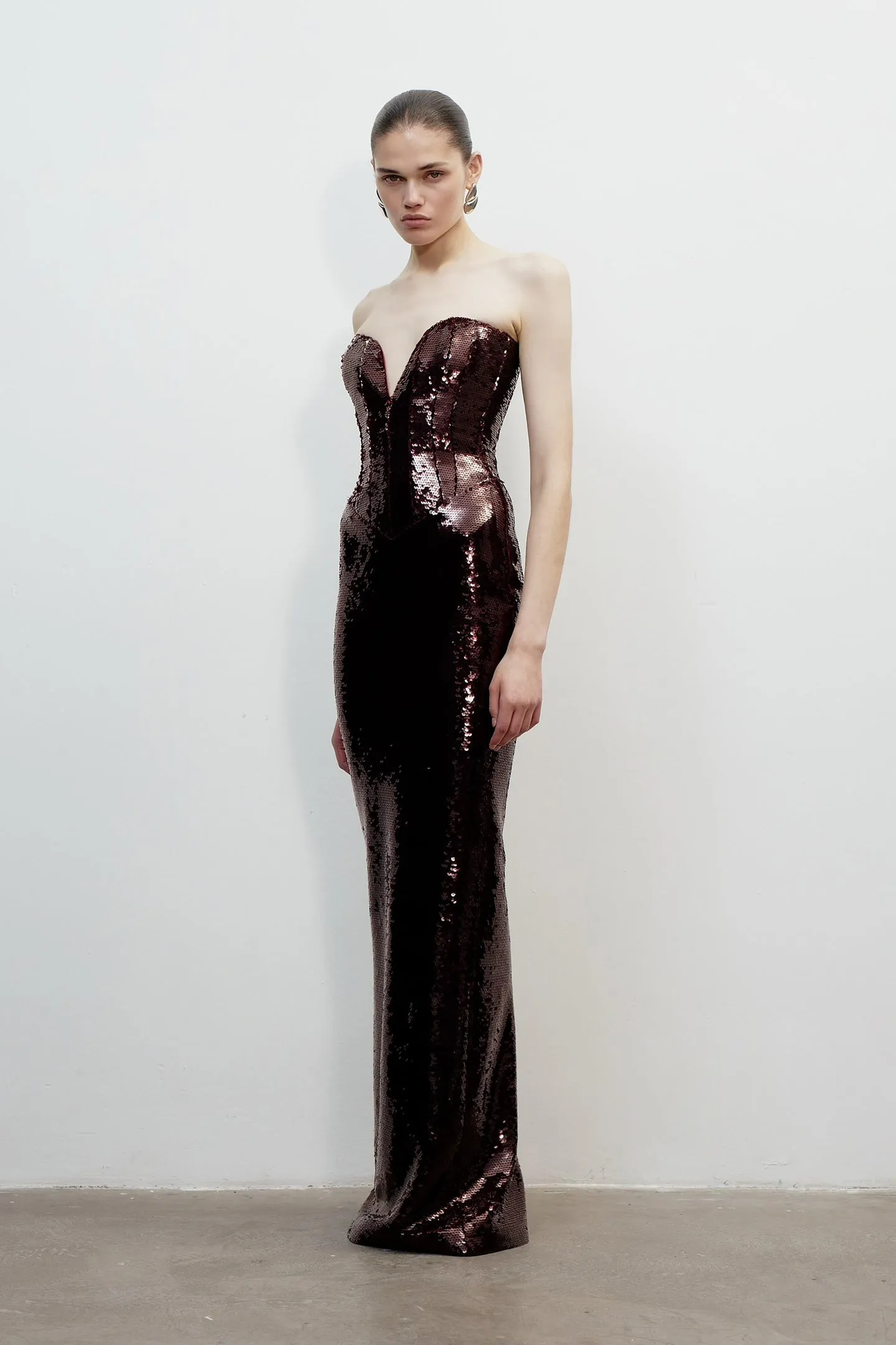 AZZURRA IN DEEP MERLOT sold by The New Arrivals Ilkyaz Ozel product image thumbnail 3
