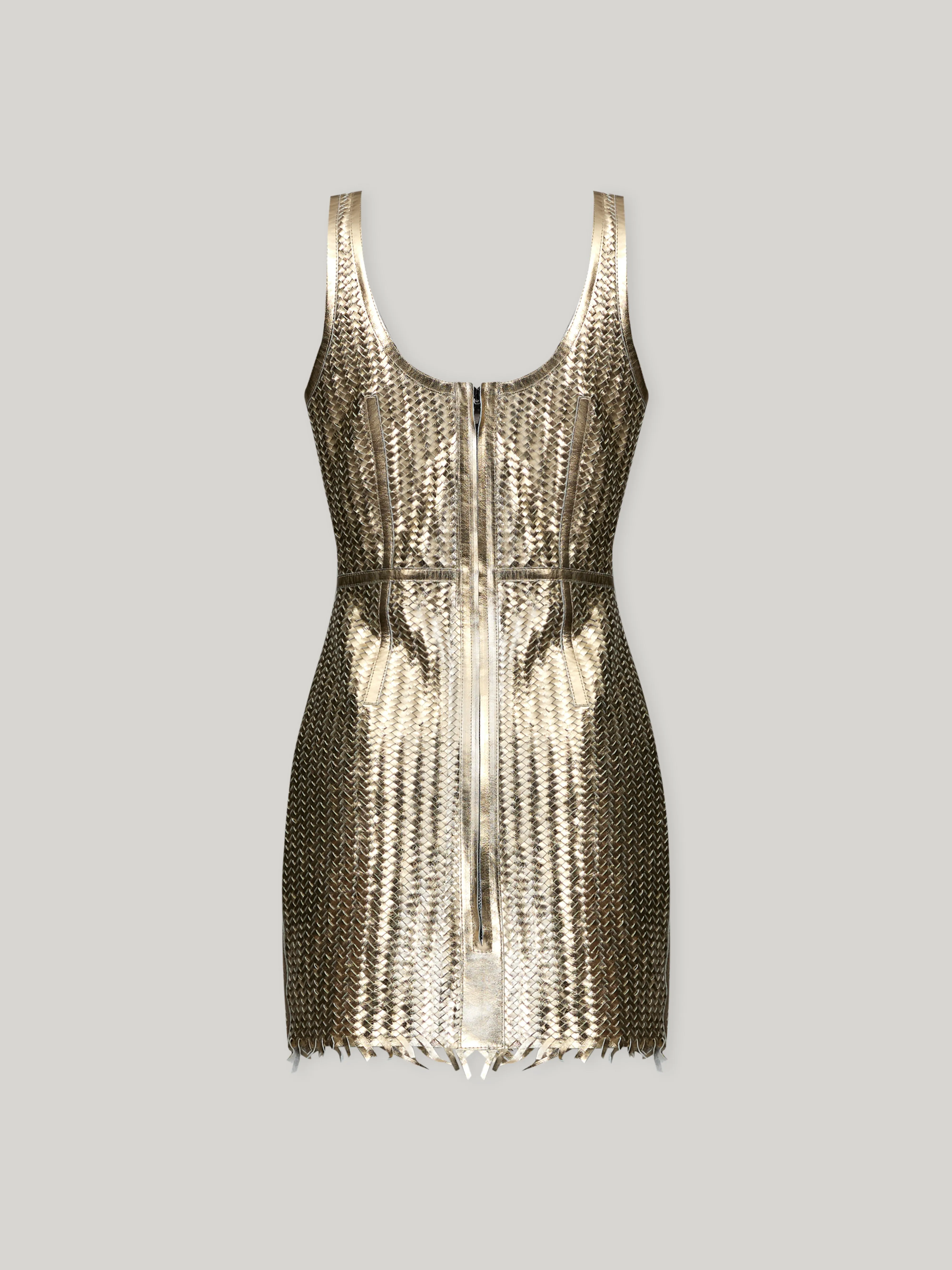 MANU MINI DRESS IN BYZANTIUM sold by The New Arrivals Ilkyaz Ozel product image thumbnail 4