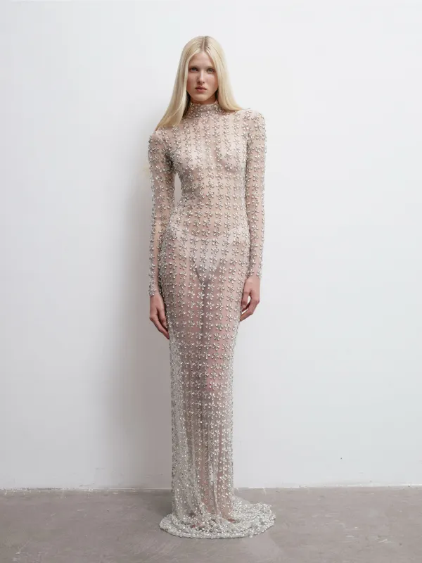 CATROUX DRESS IN SIRENS OF THE NILE sold by The New Arrivals Ilkyaz Ozel