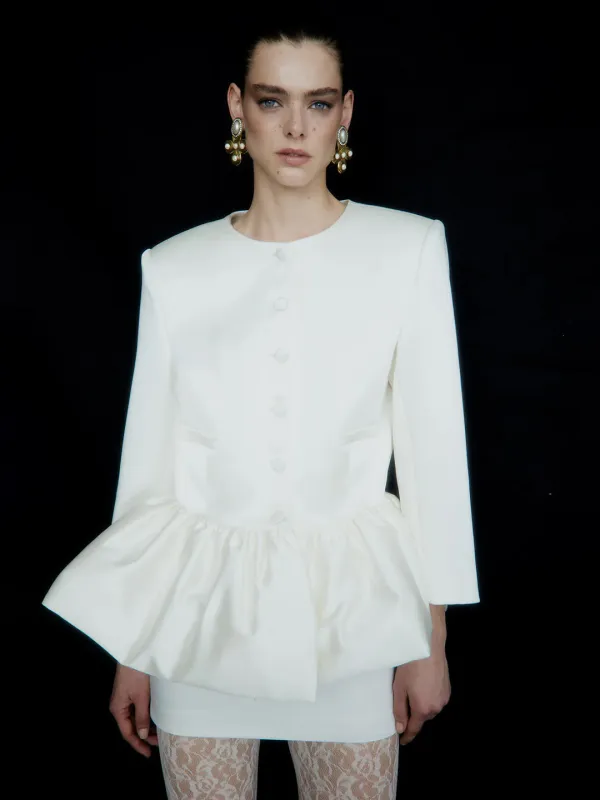 MERINGUE JACKET IN MARTINI BLANCE sold by The New Arrivals Ilkyaz Ozel