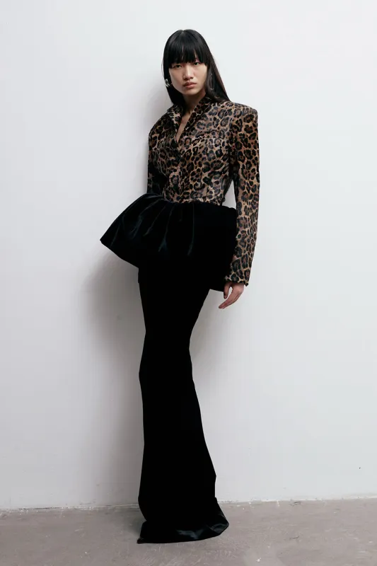 GALINA SKIRT IN IMPÉRIAL NOIR sold by The New Arrivals Ilkyaz Ozel