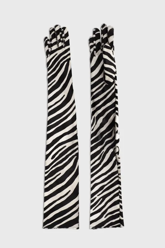 GLOVES 00 IN ZEBRA JASPER sold by The New Arrivals Ilkyaz Ozel