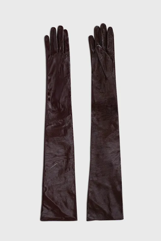 GLOVES 00 IN AMBRE NARGUILÉ sold by The New Arrivals Ilkyaz Ozel