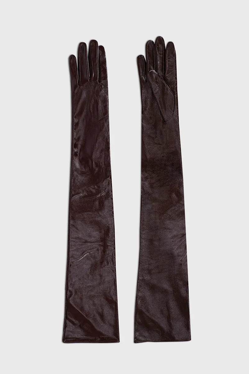 GLOVES 00 IN AMBRE NARGUILÉ sold by The New Arrivals Ilkyaz Ozel