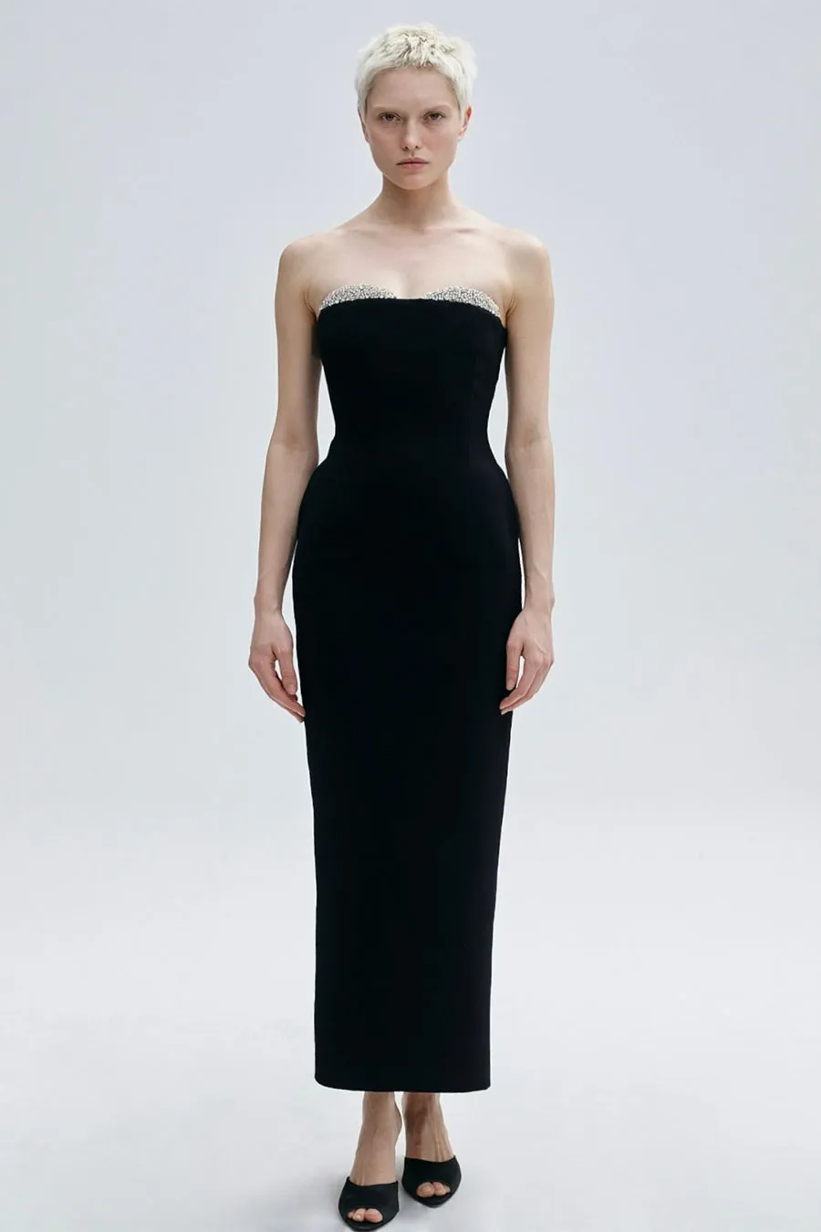NOÉLIE STRAPLESS IN IMPÉRIAL NOIR sold by The New Arrivals Ilkyaz Ozel product image thumbnail 3