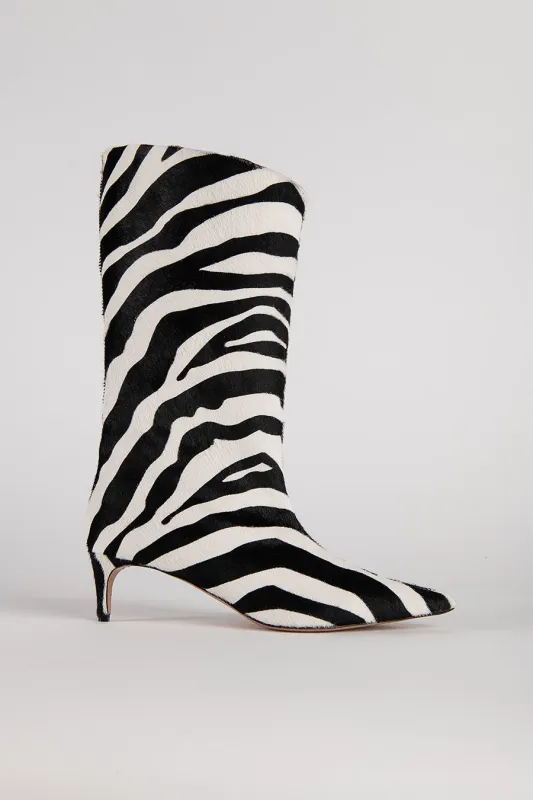 JACE BOOTS IN ZEBRA PONY made by The New Arrivals Ilkyaz Ozel