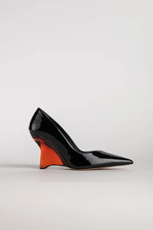 KALI PUMP IN BLACK PATENT sold by The New Arrivals Ilkyaz Ozel
