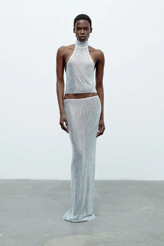 ZADA SKIRT IN ELMAS made by The New Arrivals Ilkyaz Ozel