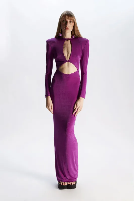 DALIDA MAXI IN ORCHID SURREALIST sold by The New Arrivals Ilkyaz Ozel