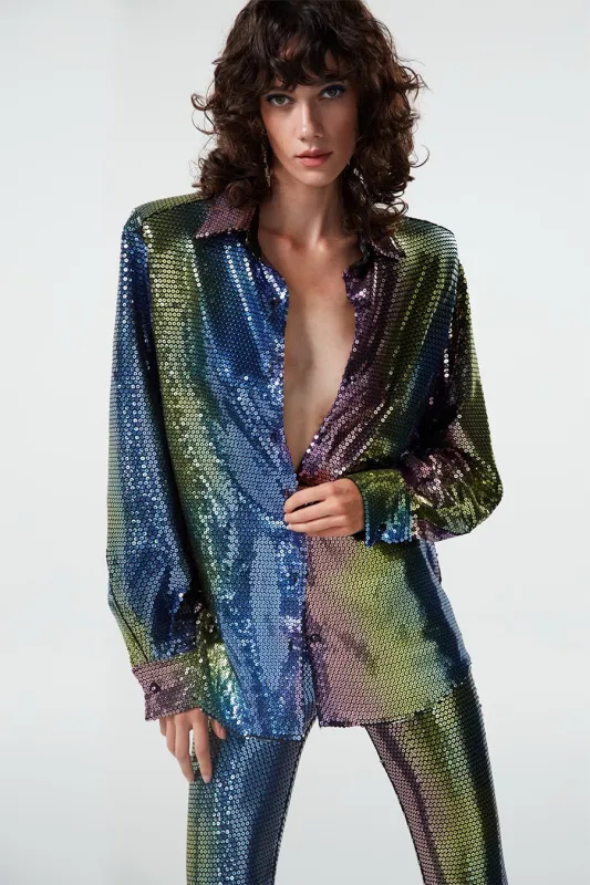 COLETTE SHIRT IN ISLA DEL SOL sold by The New Arrivals Ilkyaz Ozel