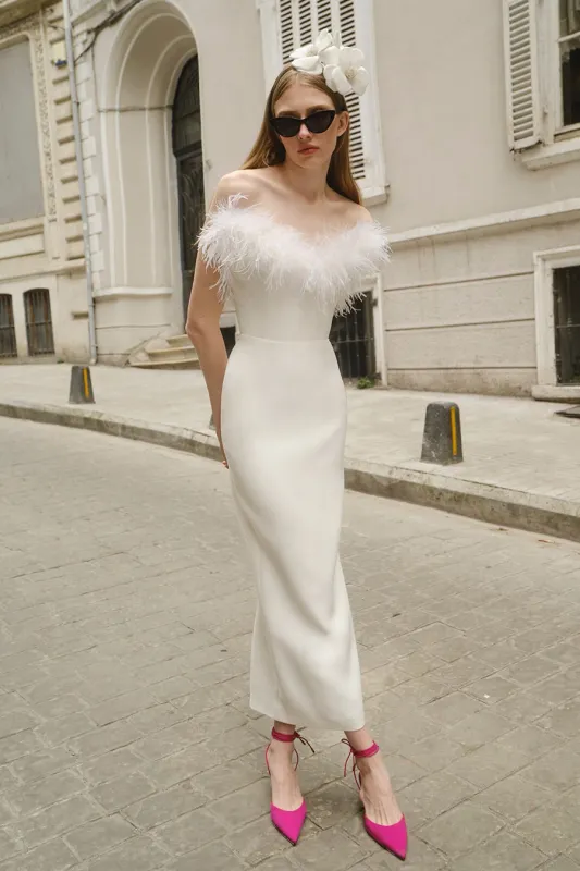 LENA IN TEMPLE WHITE made by The New Arrivals Ilkyaz Ozel