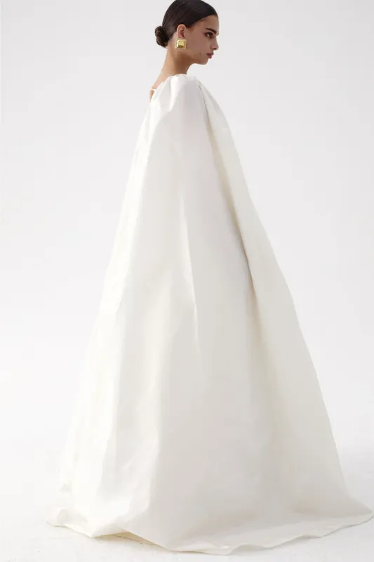 BRITT CAPE IN PEARL DROP made by The New Arrivals Ilkyaz Ozel
