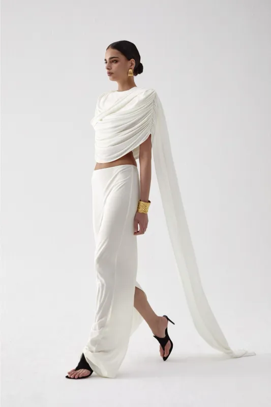 KHARA TOP IN MARBLE WHITE sold by The New Arrivals Ilkyaz Ozel