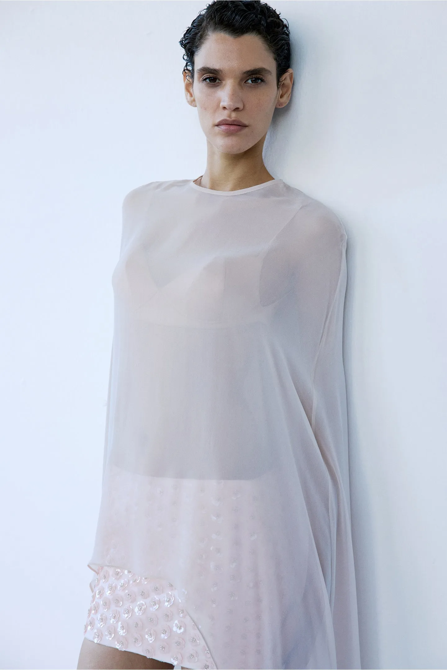 SHIVA TOP IN DESERT NUDE sold by The New Arrivals Ilkyaz Ozel product image thumbnail 3