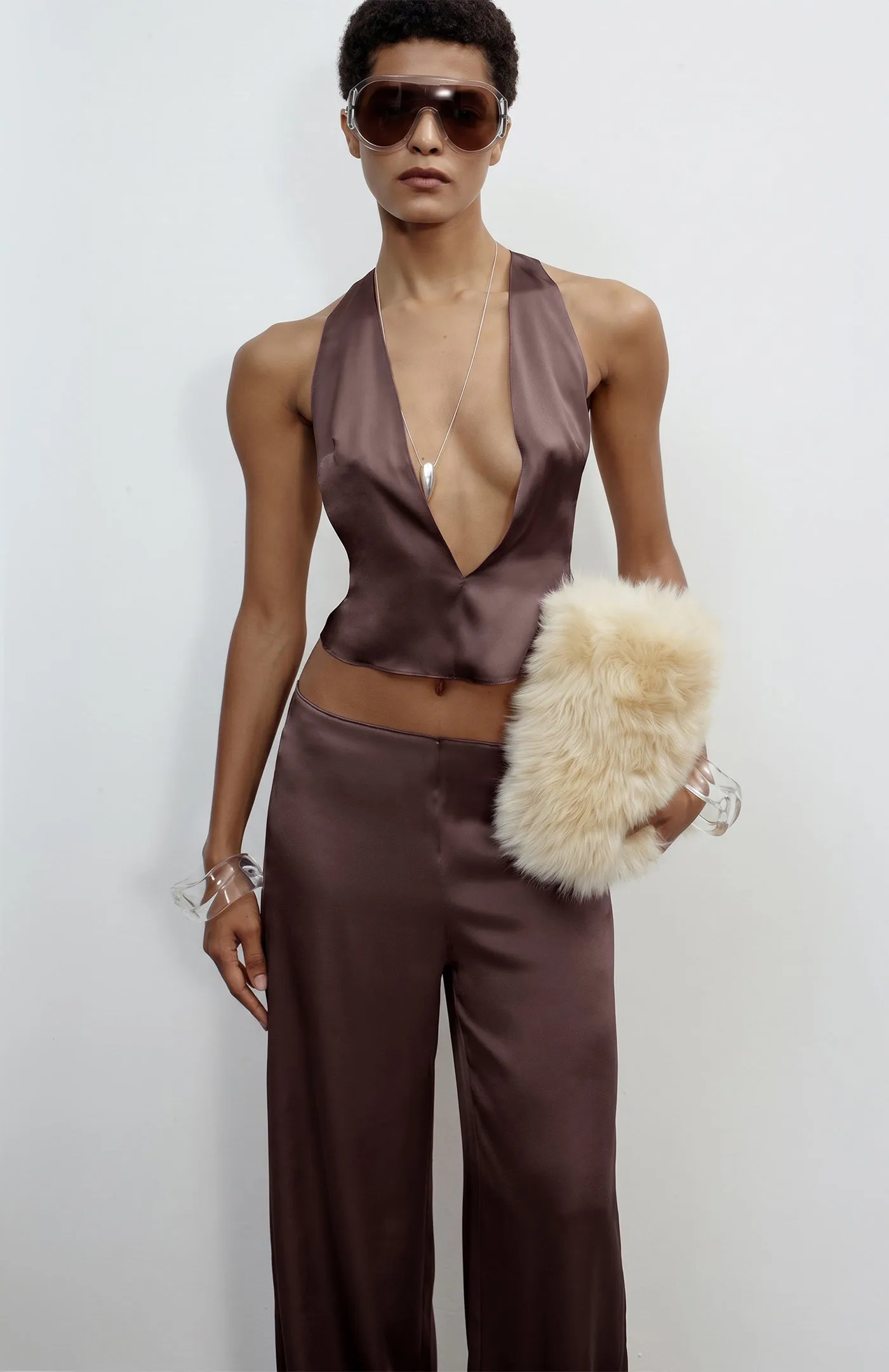 LAVA PANTS IN CACAO NOIR sold by The New Arrivals Ilkyaz Ozel product image thumbnail 3