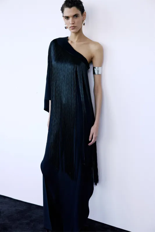 ANGELICA IN SILKEN JET made by The New Arrivals Ilkyaz Ozel