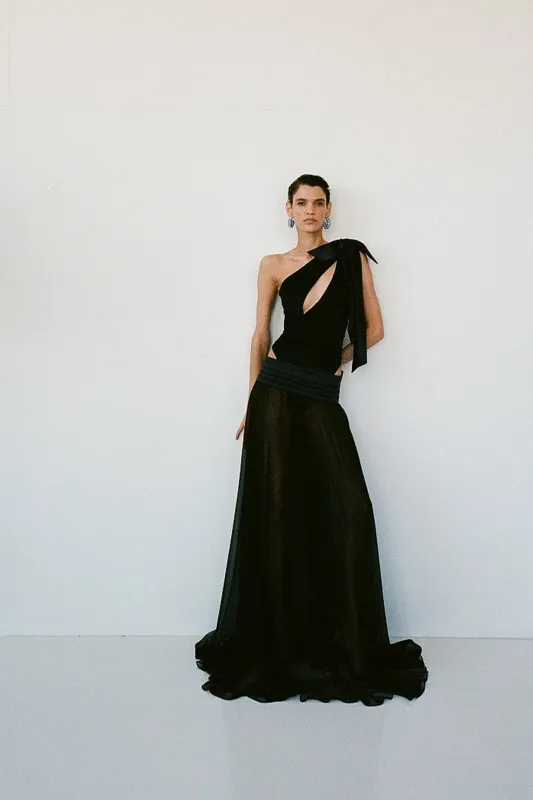 VIVI DRESS IN BLACK MAGIC made by The New Arrivals Ilkyaz Ozel