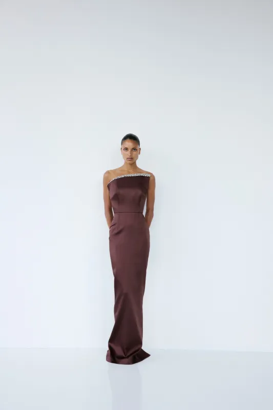 FUJI MAXI DRESS IN RIMTH made by The New Arrivals Ilkyaz Ozel
