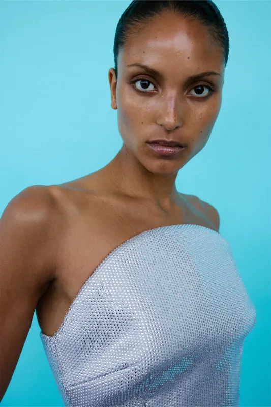 FANG TOP IN RAW RIVIERA made by The New Arrivals Ilkyaz Ozel