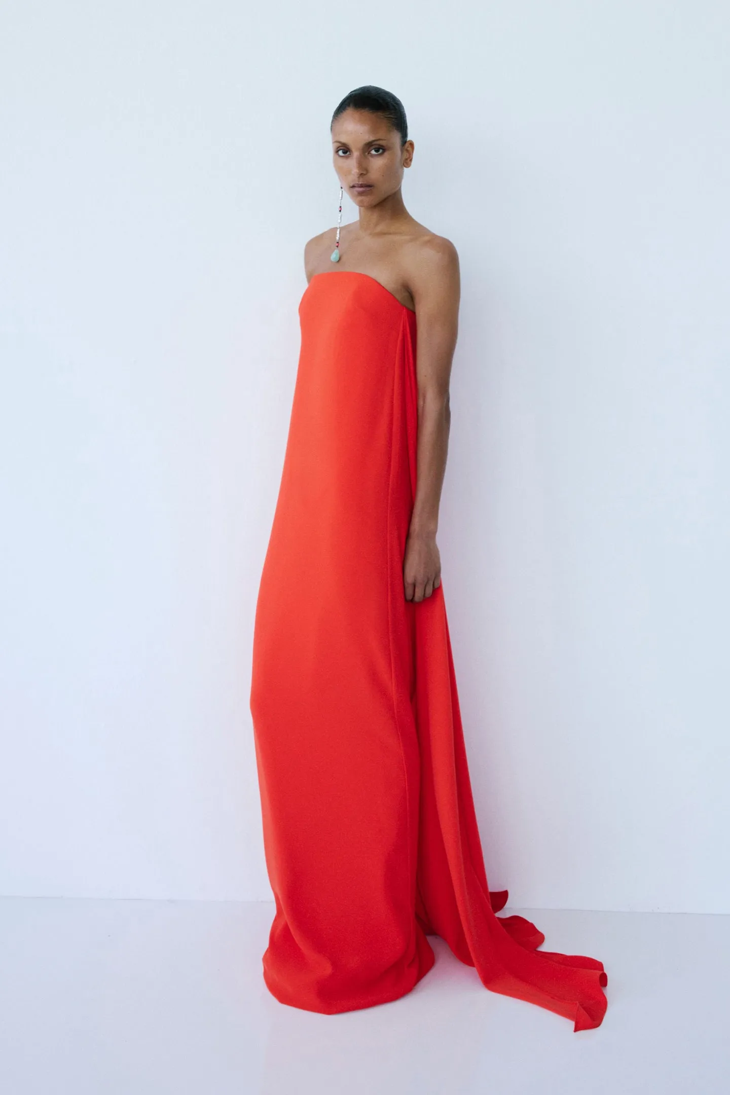 COAST MAXI CAPE DRESS IN LAVA sold by The New Arrivals Ilkyaz Ozel product image thumbnail 3