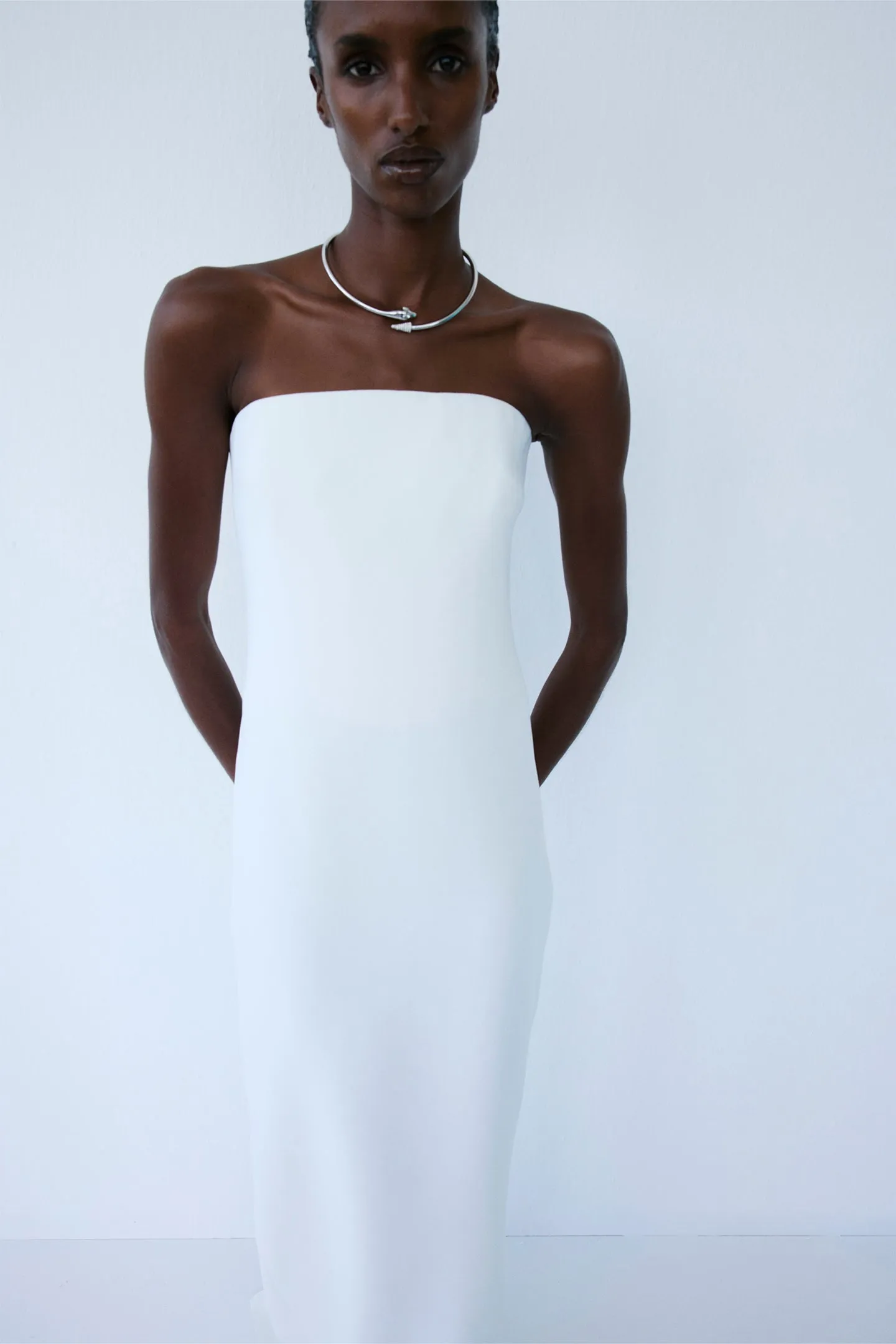 1997 MAXI DRESS IN SAHARA WHITE sold by The New Arrivals Ilkyaz Ozel product image thumbnail 2