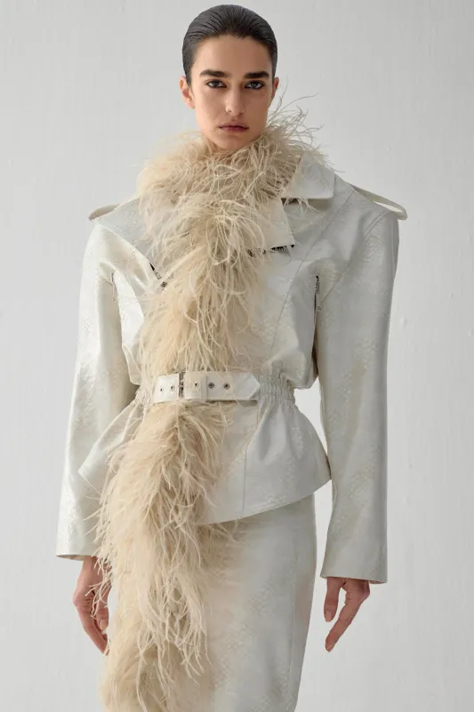 BIKER 00 IN ALBINO made by The New Arrivals Ilkyaz Ozel