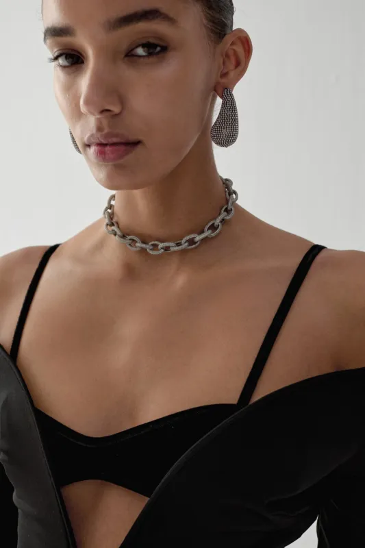 SAE TOP IN IMPÉRIAL NOIR made by The New Arrivals Ilkyaz Ozel