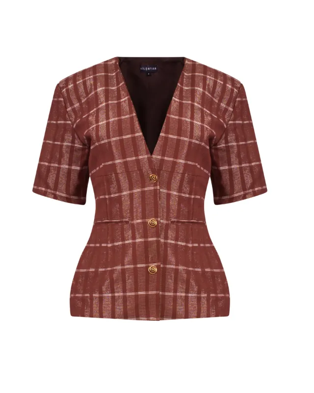 Rama Peplum Top made by KILENTAR