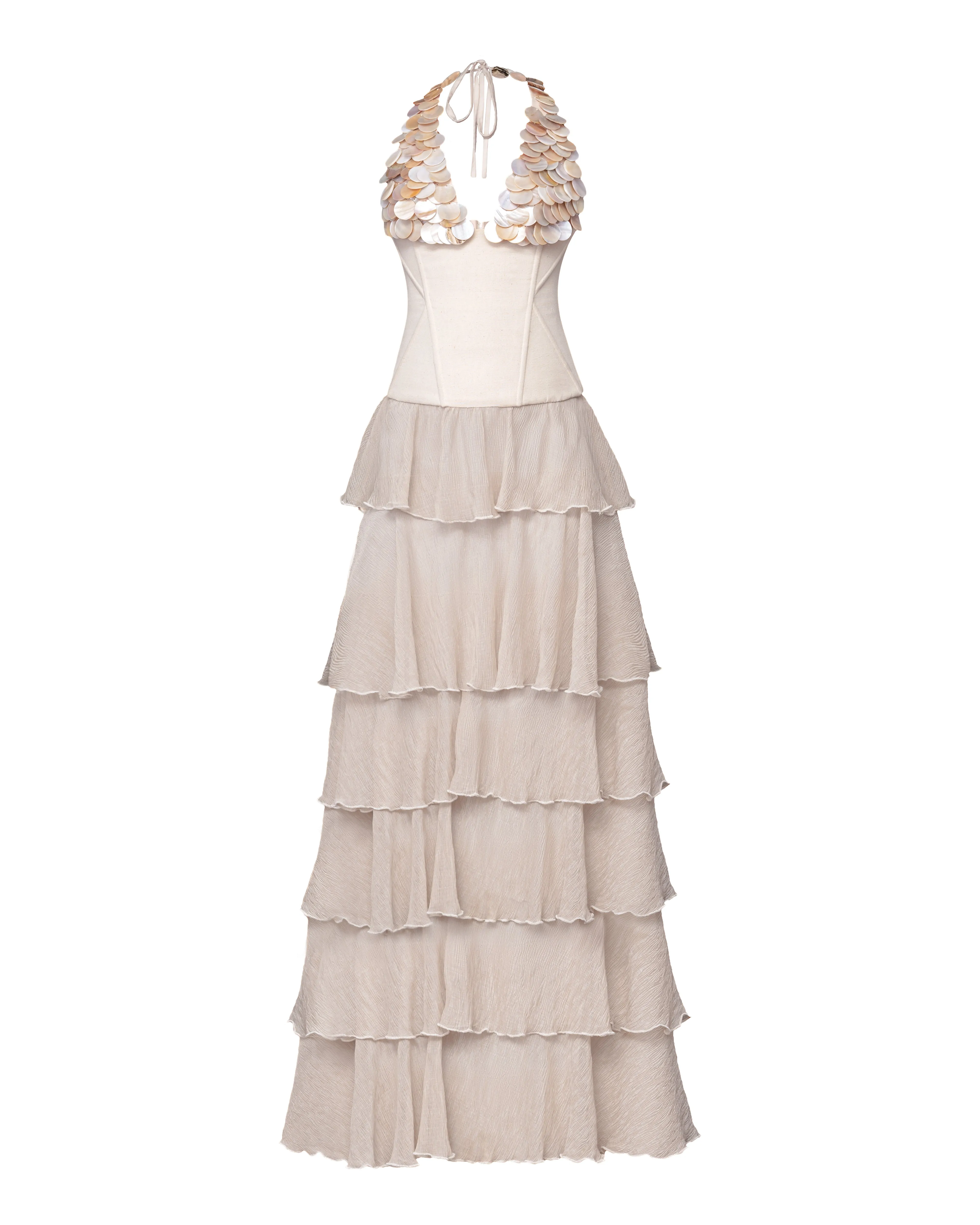 Iremide Maxi Shell Dress sold by KILENTAR