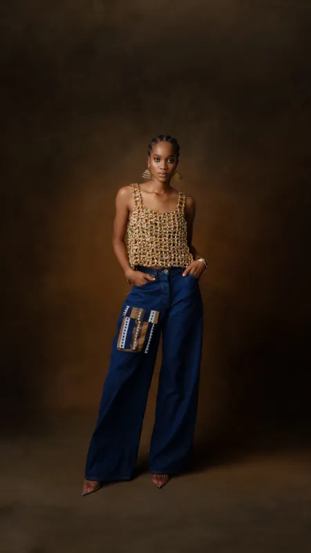 Imole Beaded Tank Top sold by KILENTAR