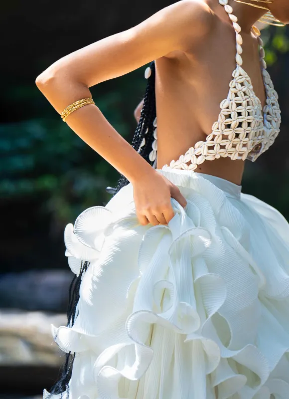 Oji Cowries Bralette made by KILENTAR