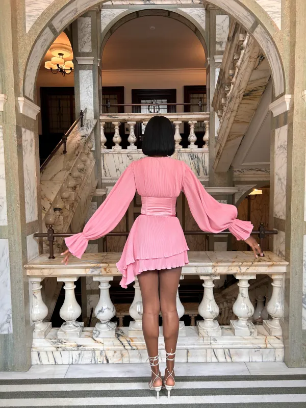 Joyo Meje Pink Mini Skirt sold by KILENTAR