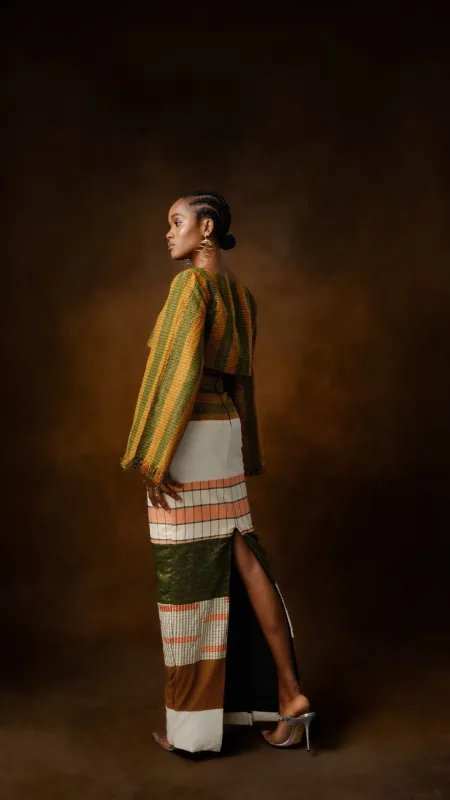 Awo Striped Crop Top sold by KILENTAR