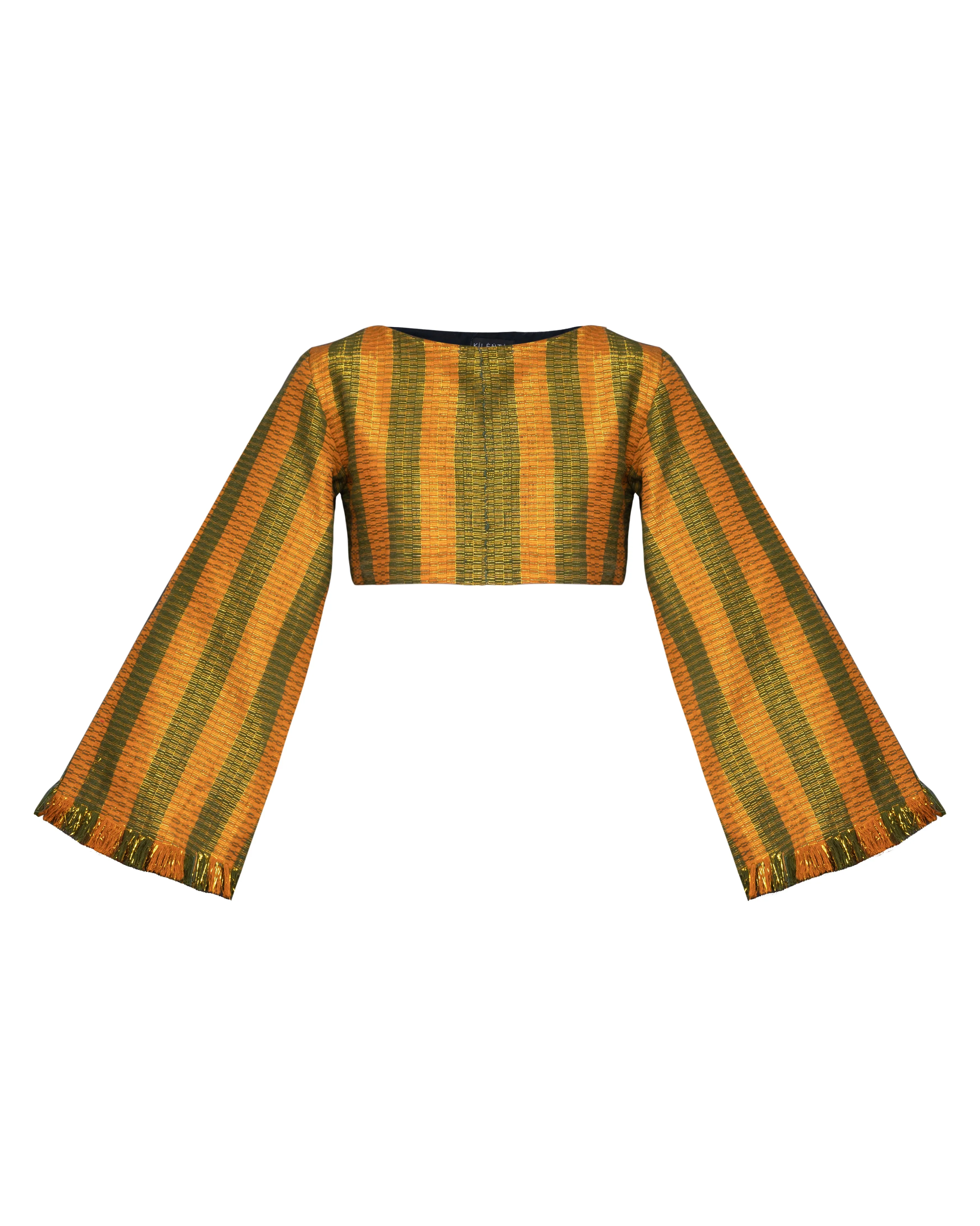 Awo Striped Crop Top sold by KILENTAR product image thumbnail 2