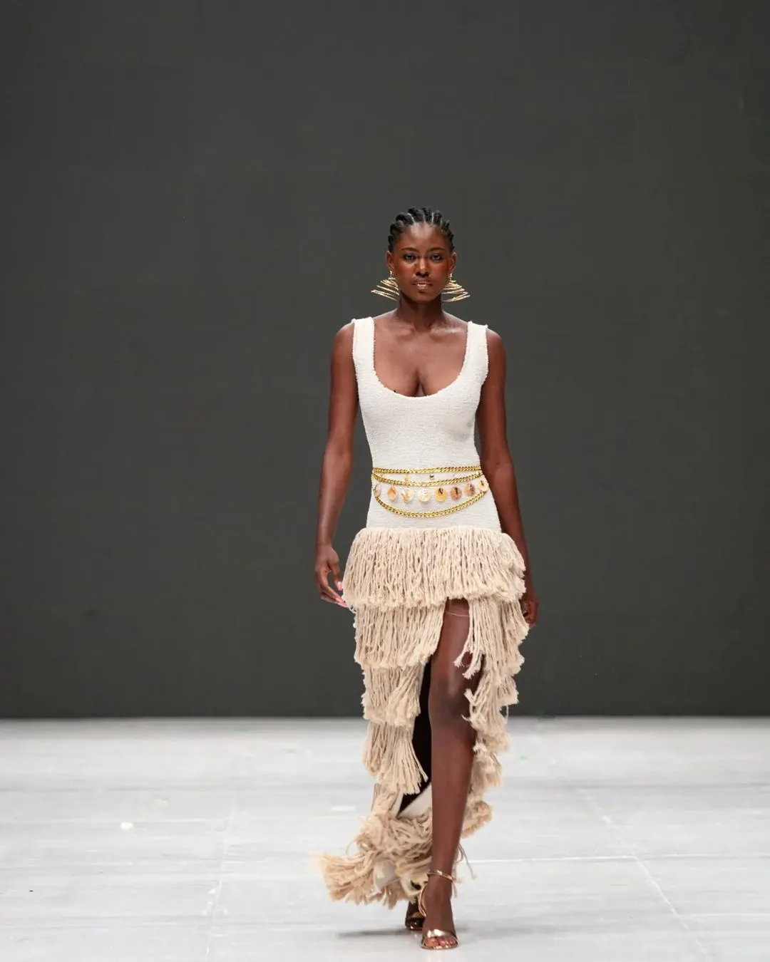 Layo Fringe Split Maxi Dress sold by KILENTAR product image thumbnail 2