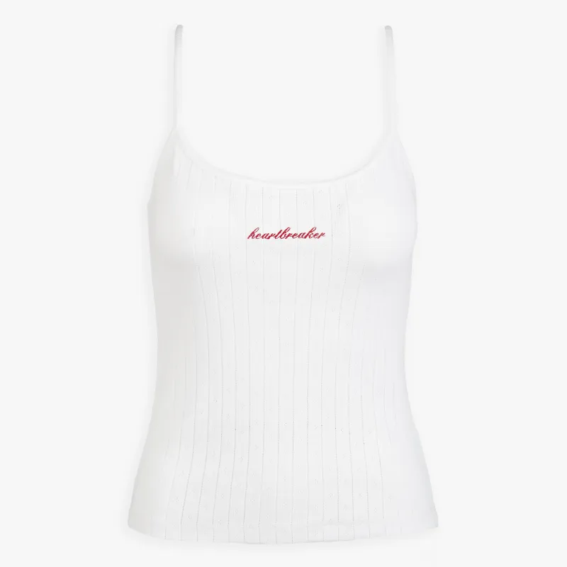 Custom Note Pointelle Tank Top made by Abbode