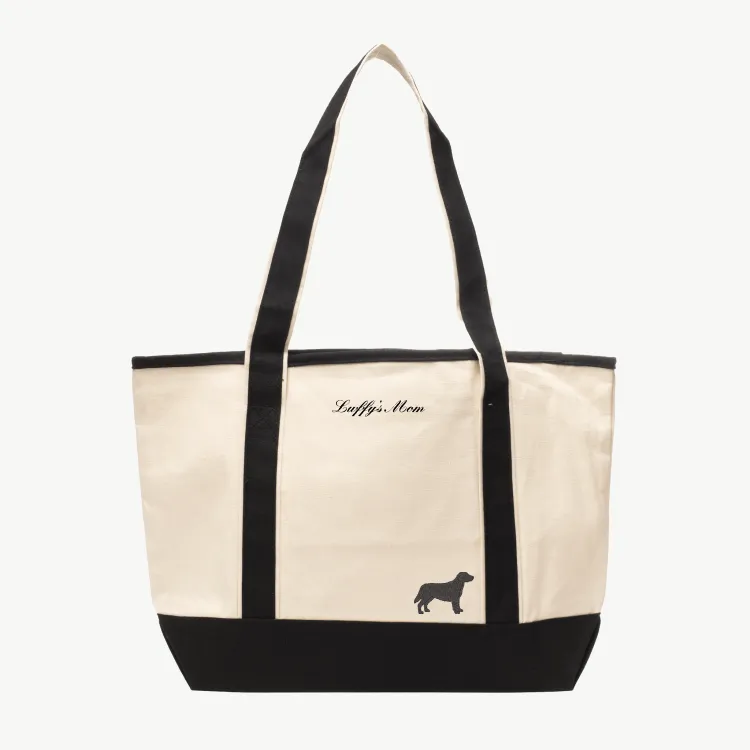 Custom Dog Mom Canvas Tote sold by Abbode product image thumbnail 2
