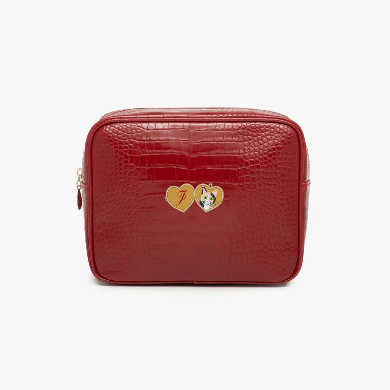 Cat Locket Small Croc Pouch made by Abbode