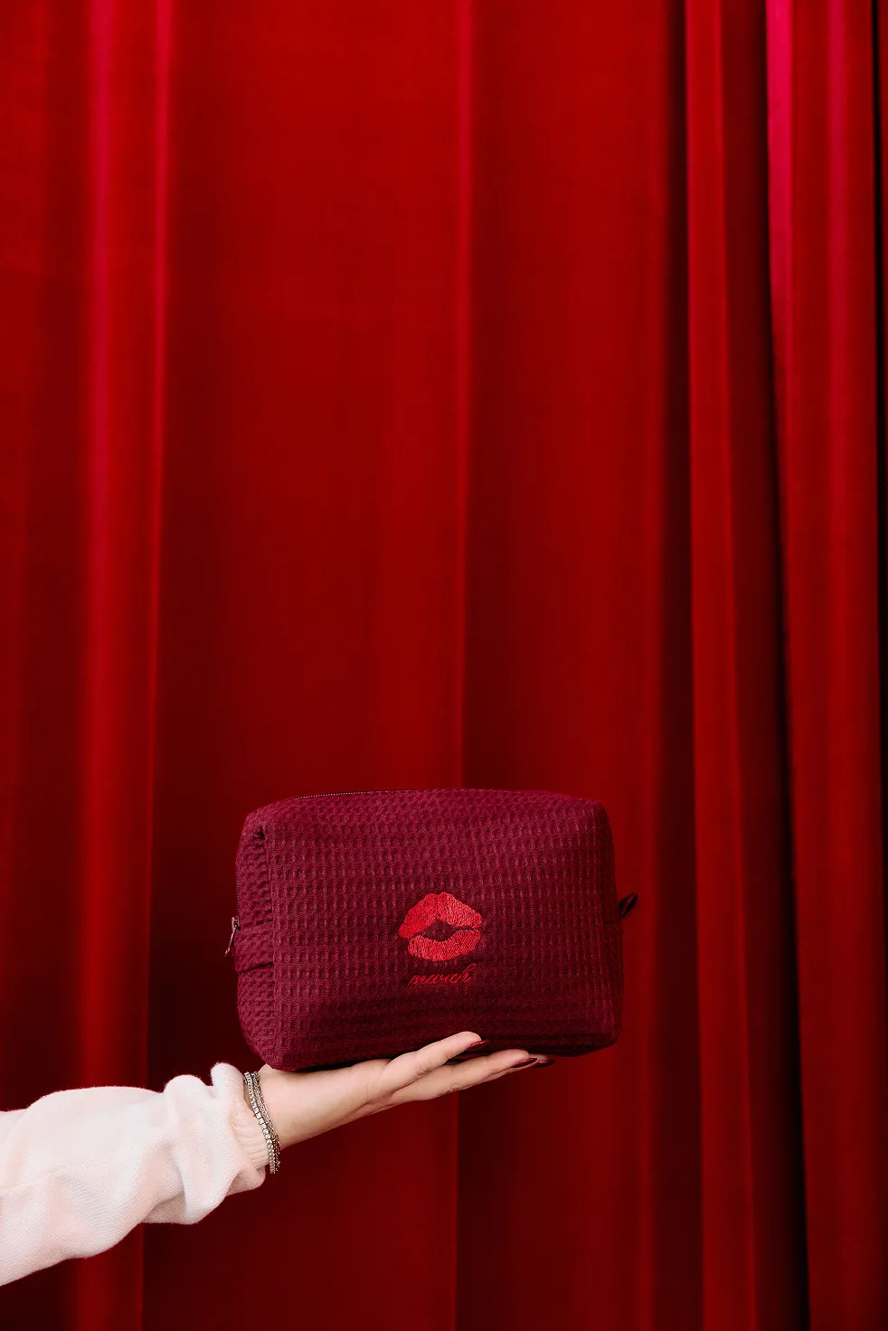 ShopMy Valentine's Day Waffle Pouch sold by Abbode