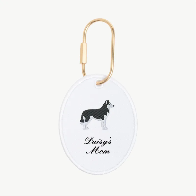 Dog Mom Oval Charm made by Abbode