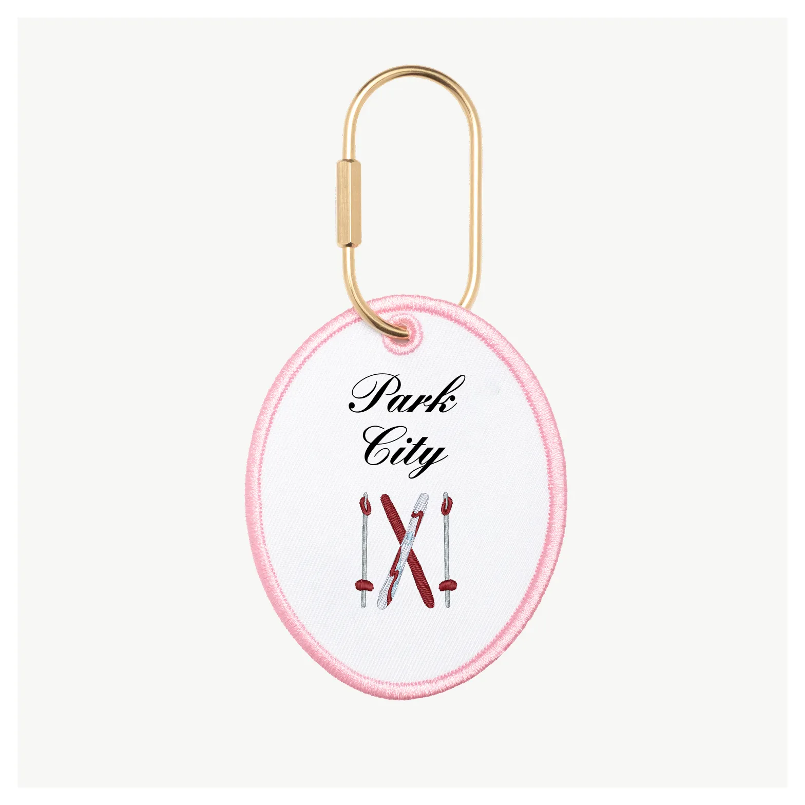 Ski Destination Oval Charm sold by Abbode product image thumbnail 2