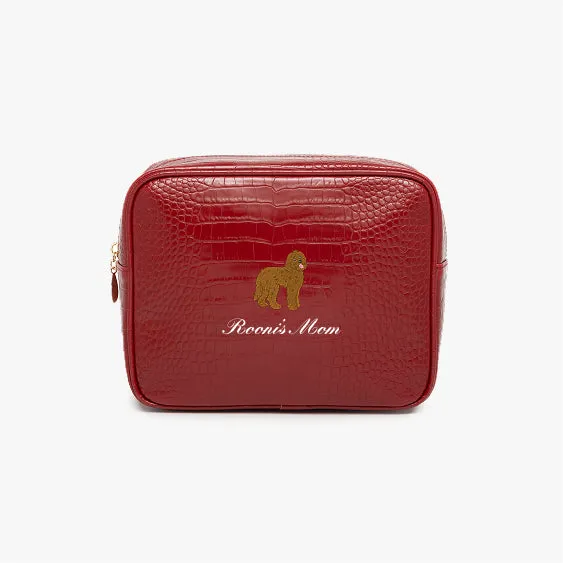 Dog Mom Small Croc Pouch sold by Abbode