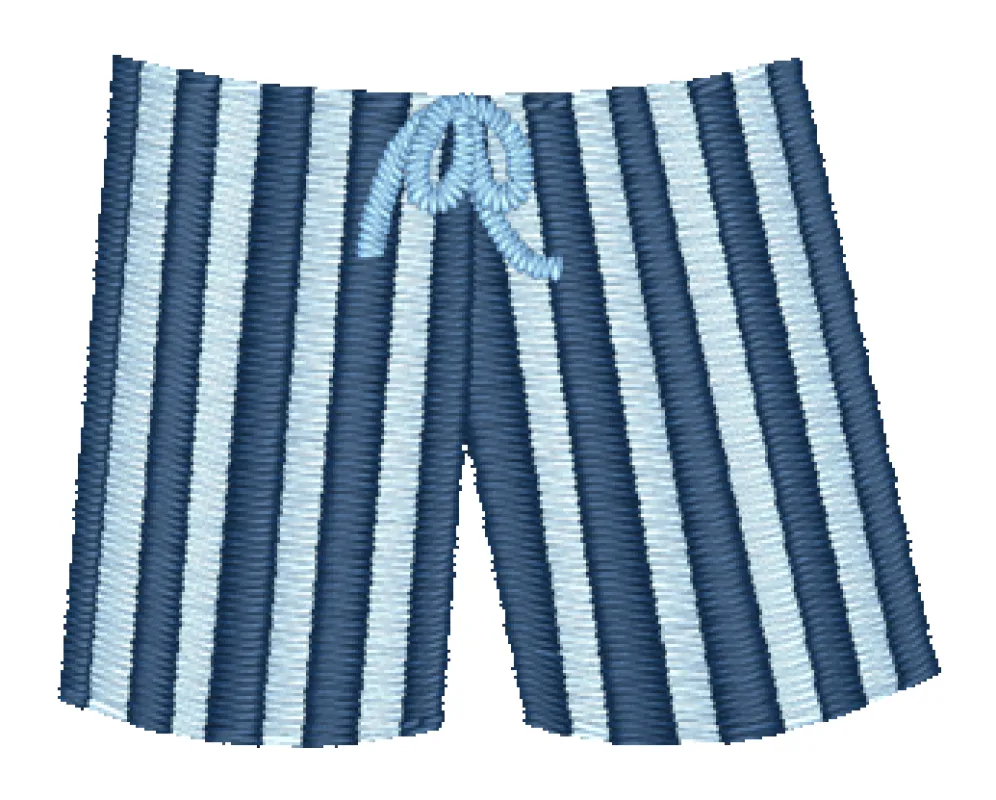 Swim Trunks Embroidered Icon sold by Abbode