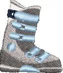 Ski Boot Embroidered Icon sold by Abbode