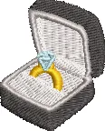 Ring Box Embroidered Icon sold by Abbode