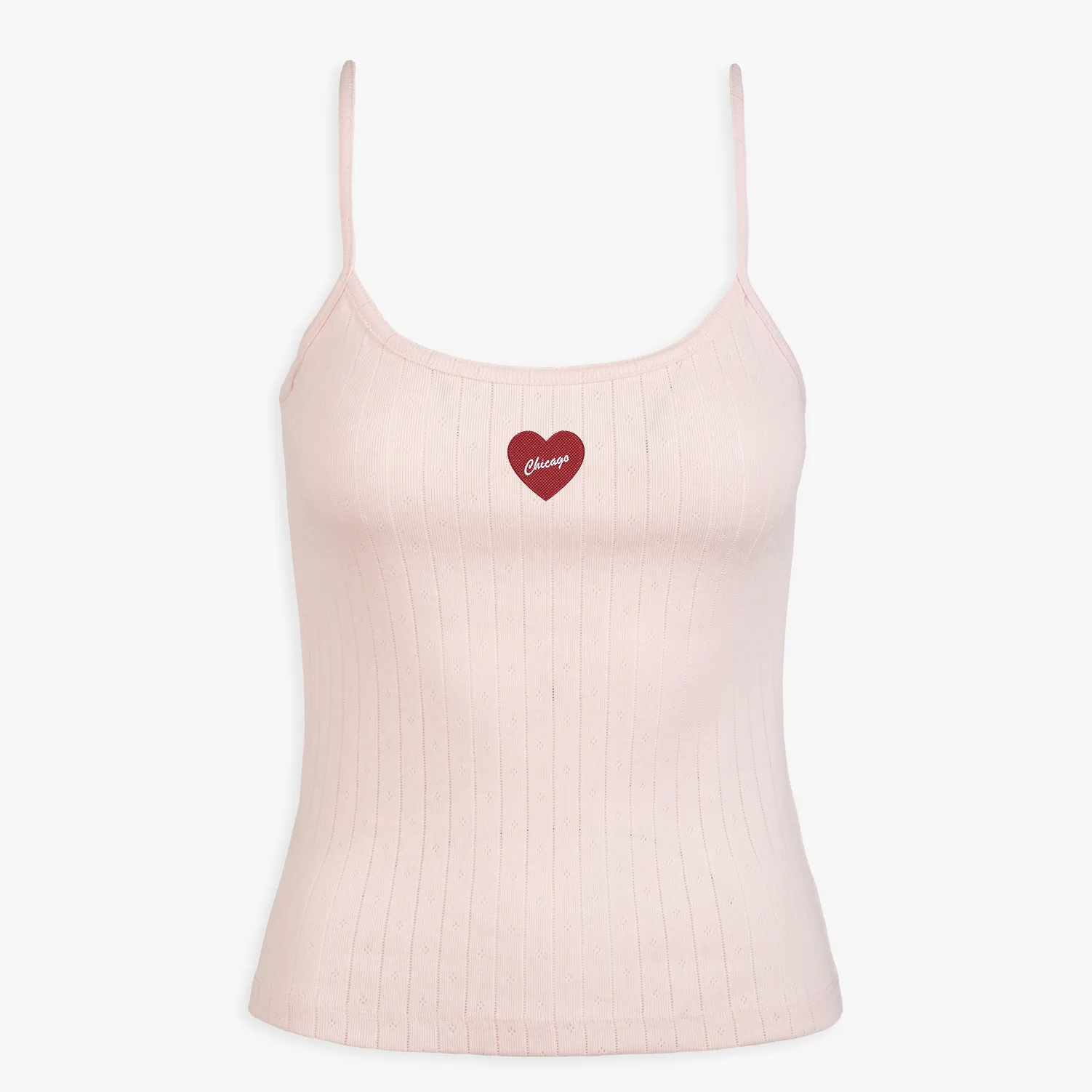 Chicago Icon Pointelle Tank Top sold by Abbode