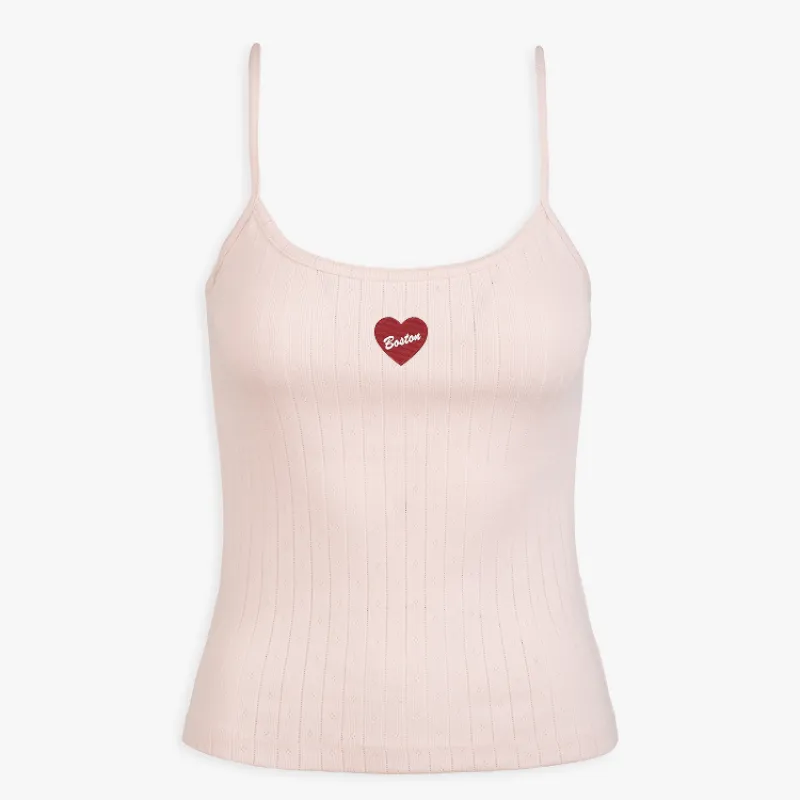 Boston Icon Pointelle Tank Top made by Abbode