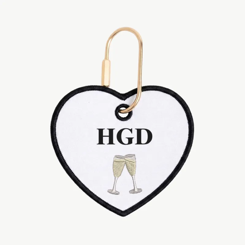 Texas Signature Heart Charm made by Abbode