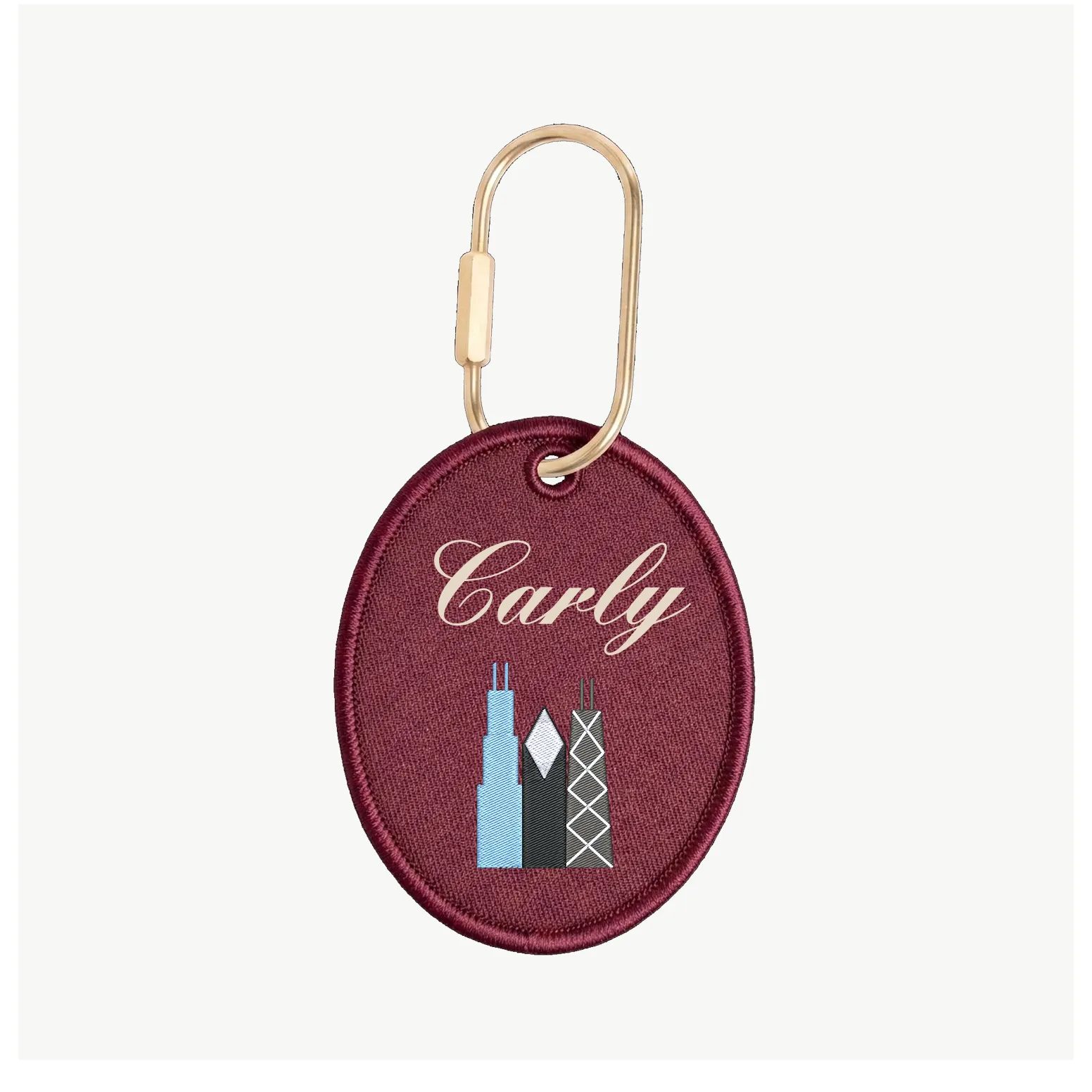 Chicago Signature Oval Charm sold by Abbode product image thumbnail 4